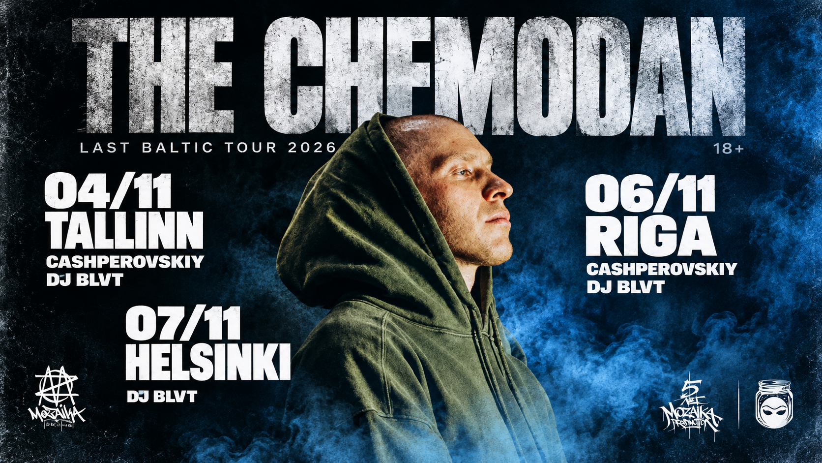 THE CHEMODAN — LIVE 2026 / ТАЛЛИНН / РИГА / ХЕЛЬСИНКИ